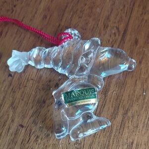 Waterford Marquis Crystal PEANUTS SNOOPY 50th Anniversary Celebration Ornament